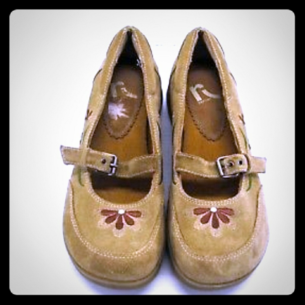 Tan Suede May Jane's
